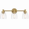 Craftmade Lighting Henning 3 - Light Vanity in  Satin Brass - 3 of 4