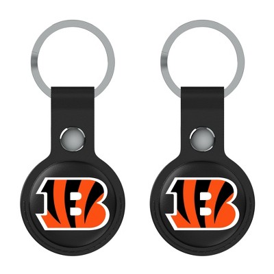 Keyscaper NFL AFC Teams Insignia Black Airtag Holder 2-Pack