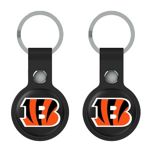 Keyscaper NFL AFC Teams Insignia Black Airtag Holder 2-Pack - 1 of 4