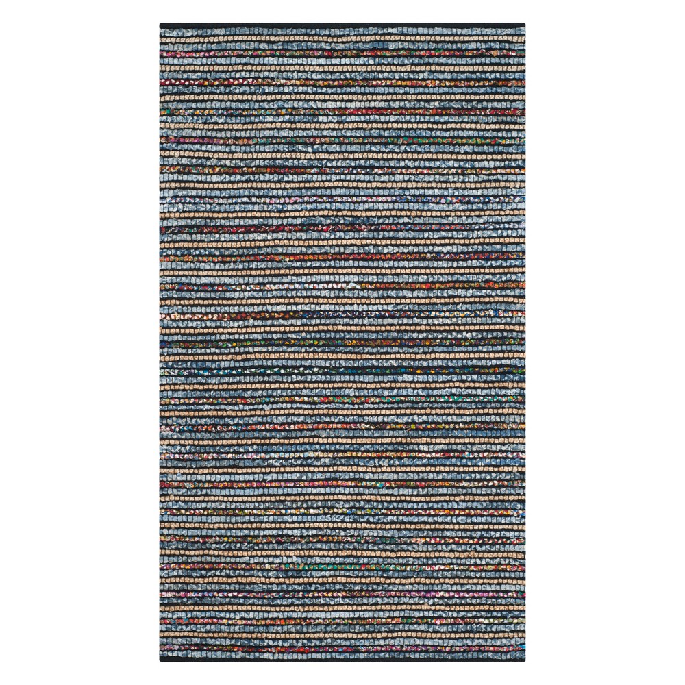 5'x8' Stripe Area Rug Natural - Safavieh