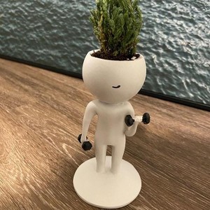 Sporting Succulents Potted Plants Pots, Flower Pot For Home Office Desk Decoration (excluding Plants) - 1 of 3