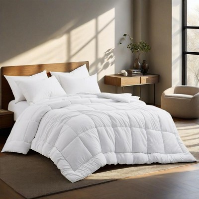Peace Nest All-Season Fluffy Down Alternative Comforter, Embossed Duvet Insert with Corner Tabs