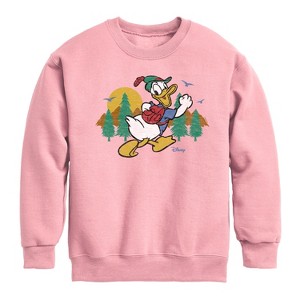 Boys' - Disney - Mickey & Friends Graphic Long Sleeve Fleece Sweatshirt - 1 of 4