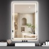 55x30 LED Bathroom Mirror with Lights,Anti-Fog,Dimmable,Backlit + Front Lit,Memory,Double LED Vanity,3 Colors,Stepless Dimming - 4 of 4