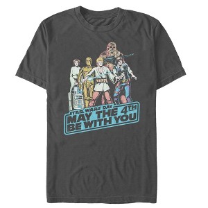 Men's Star Wars May the Fourth Classic Poster T-Shirt - 1 of 4