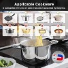 36 Inch Induction Cooktop,5 Boost Burners,2-in-1 Zone induction cooktop,240V/10800W induction hob,ETL Certified,Child Lock,Timer - 3 of 4