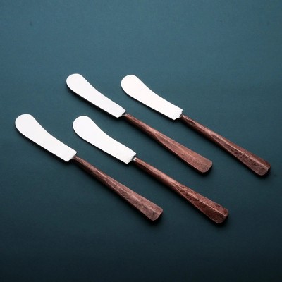 Inox Artisans Ridge Butter Knife/Spreader 4 Pc. Set