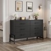 ODK 6 Dresser for Bedroom, 52" Wide Drawer with Large Storage Space, Freestanding Wooden Closet Storage Dresser Chest for Living Room, Bedroom - 4 of 4