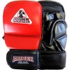 MMA Safety Training Gloves, Premium Leather, Adjustable Velcro Closure, Durable & Comfortable for Sparring, Bag Work & MMA Workouts - 2 of 2