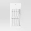 4pk Tritan Glass Straws Clear - Room Essentials™ - 3 of 3