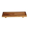 29"x2" Eleganto Teak Wood Bathtub Storage Caddy Natural - EcoDecors - 4 of 4