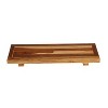 EcoDecors Eleganto 29in Wide Teak Wood Bathtub Storage Caddy - Bc-2