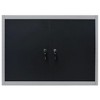 vidaXL Wall Mounted Tool Cabinet Industrial Style Metal Gray and Black, with 2 Doors - 3 of 4