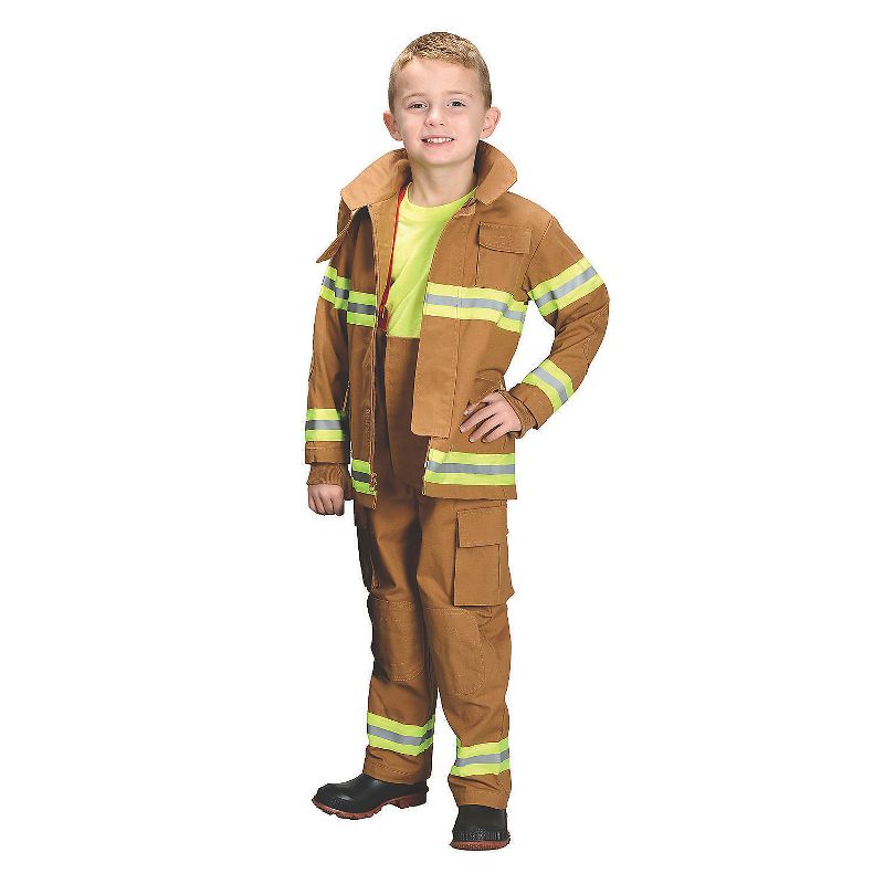 Aeromax Kids' Firefighter Suit Costume, 1 of 2