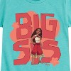 Girls' - Moana - Big Sis Fitted Short Sleeve Graphic T-Shirt - 2 of 4