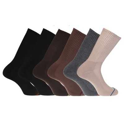 Dockers Men's Socks & Hosiery - 6-Pack Cushioned Athletic & Dress Crew Socks for Men