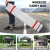 10x10 Pop-up Canopy，Patio Tent，Patented One Push Tent for Outdoor Events Commercial Instant Canopies，Canopy Wind Tunnel Design，with Wheeled Bag - 4 of 4