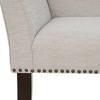 NicBex 49.5" End of Bed Bench with Low Back,Upholstered Ottoman Bench with Flared Arms,Plush Foot Stool with Nailhead Trim,Storage Bench for Bedroom - 4 of 4