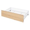 Metal House Platform Bed With Roof Frame, Under Bed Drawers Storage Unit, Sturdy Slats Supports, No Box Spring Needed, Kid Bedroom Furniture - 4 of 4