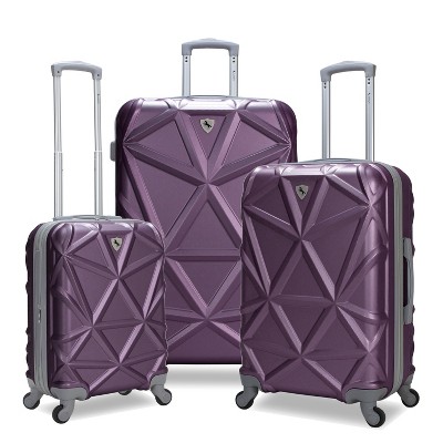 AMKA Gem 3-Piece Expandable Spinner Luggage Sets