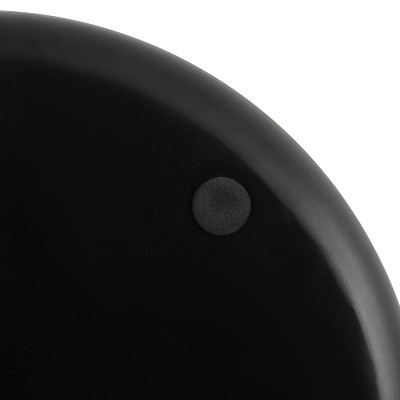 Stovring Black Round Metal 16" Decorative Tray