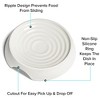 CatGuru Cat Bowls, Whisker Stress Free Cat Food Bowl, Reliefs Whisker Fatigue, Wide Cat Bowl, Shallow Cat Dish - 4 of 4