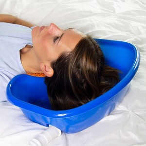 DMI Portable Shampoo Bowl for Bedside and Hair Washing, Hair Cuts and Coloring for the Elderly, Disabled, Bedridden and Handicapped, - 1 of 4