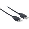 Manhattan® USB 2.0 A-Male to A-Male Cable - 2 of 3