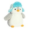 Aurora Pompom Penguin 6 Brights Blue Stuffed Animal : Target