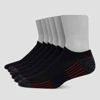 Hanes Size 6-12 Men's Cushion Ankle Socks - Black, 6 pk - Kroger