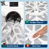 Christmas Snowflake Rug 3x3 Bathroom Rugs Christmas Doormats Machine Washable Area Rug - 2 of 4