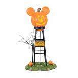 Department 56 Villages Pumpkintown Water Tower  -  One Figurine 11.5 Inches -  Disney Mickey Halloween  -  6012312  -  Porcelain  -  Orange