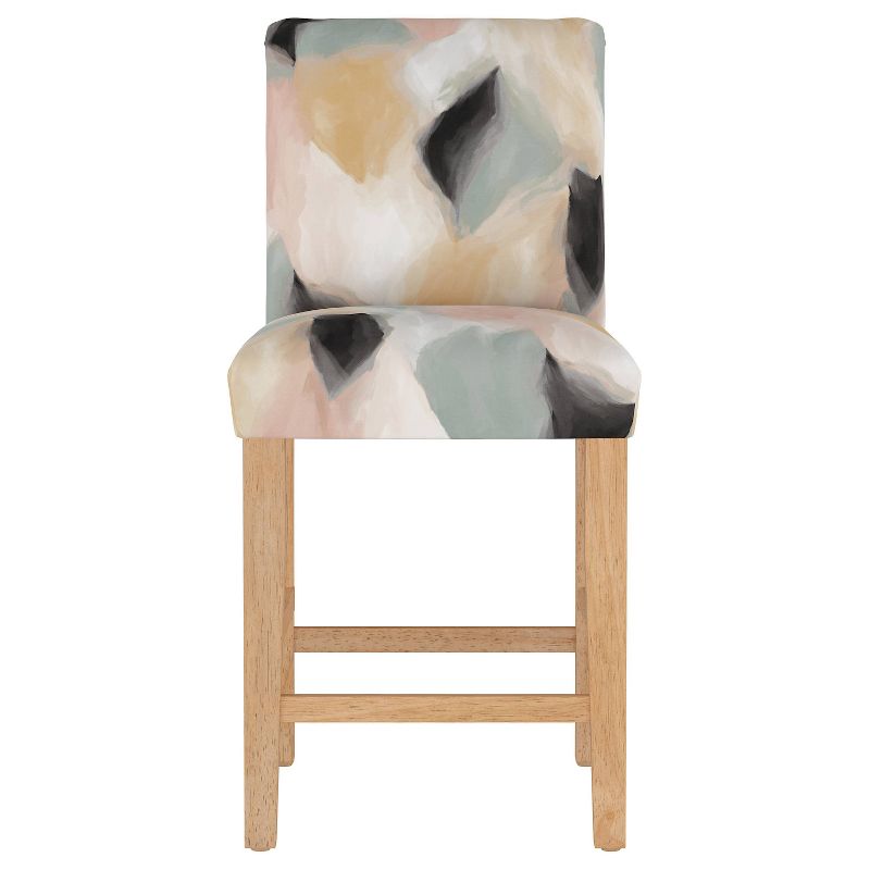 Skyline Furniture Hendrix Counter Height Barstool Abstract Shapes Cloud, 3 of 9