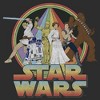 Women's Star Wars: A New Hope Distressed Rainbow Cast T-Shirt - 2 of 4