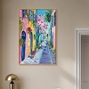 Art Remedy The Colorful Streets Colorful Coastal Wall Art Framed - 2 of 4