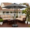 Ainfox 7.5ft Patio Umbrella With Modern Umbrella Base - 2 of 4