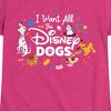 Girls' - Disney - Cats & Dogs Fitted Short Sleeve Graphic T-Shirt - 2 of 4