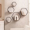 MH London Haverstock 18.5" Set of 5  Wall Mounted Shelves Mango Wood - 3 of 4