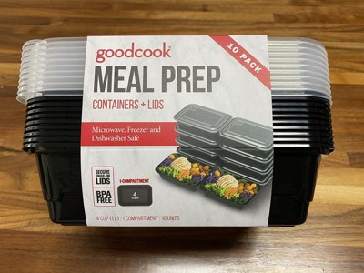 GoodCook® Meal Prep Food Storage Containers - Red, 10 ct - Fred Meyer