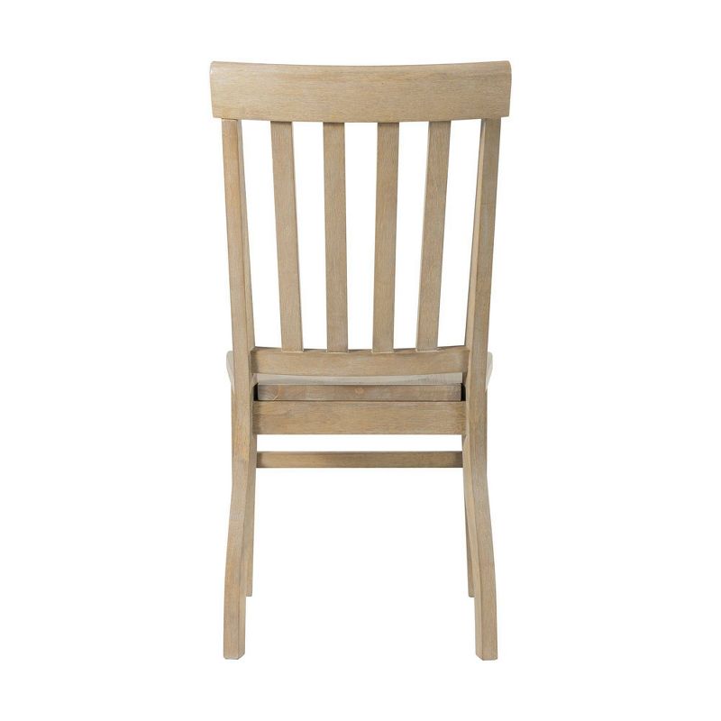 Set of 2 Liam Slat Back Chairs Natural - Picket House Furnishings, 5 of 11