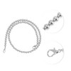 Unique Bargains Faux Pearl Handbag Strap Silver Tone 1 Pc - 3 of 4