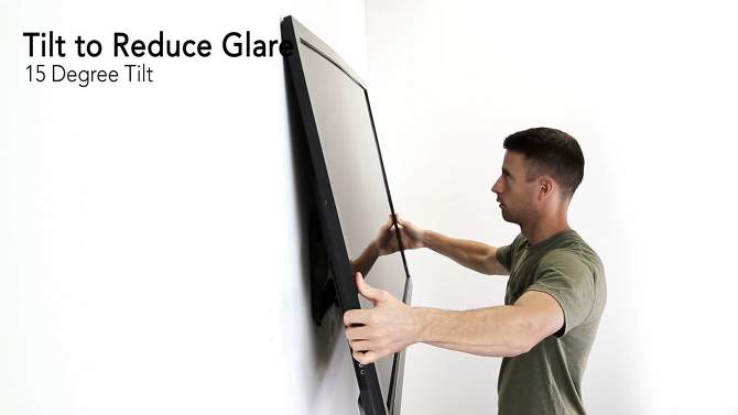 Mount-It! Tilt TV Wall Mount Bracket for 40 - 70 inch LCD, LED, or Plasma Flat Screen TV, Super Strength Load Capacity 220 lbs, Max VESA 850x450 , 2 of 10, play video