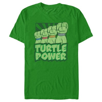 Teenage Mutant Ninja Turtles TMNT Mens Turtle Power Costume T-Shirt, Green