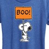 Women's - Peanuts - Snoopy Boo Sign Short Sleeve Graphic T-Shirt - 2 of 4