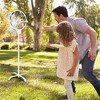 Costway Outdoor Toss Target, Metal Flying Disc Stand w/Storage Bag - 3 of 4