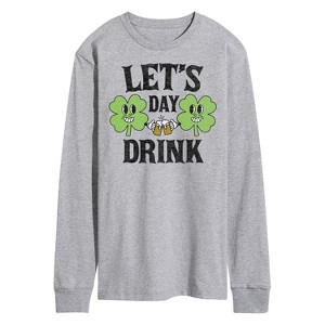 Men's - Instant Message - Lets Day Drink Long Sleeve Graphic T-Shirt - 1 of 4
