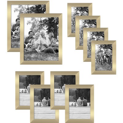 Americanflat 10 Piece Gallery Wall Picture Frame Set with 8x10, 5x7, and 4x6.Picture Frames For Wall or Desk