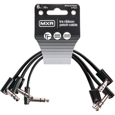 MXR TRS Ribbon Patch Cable - 3 Pack