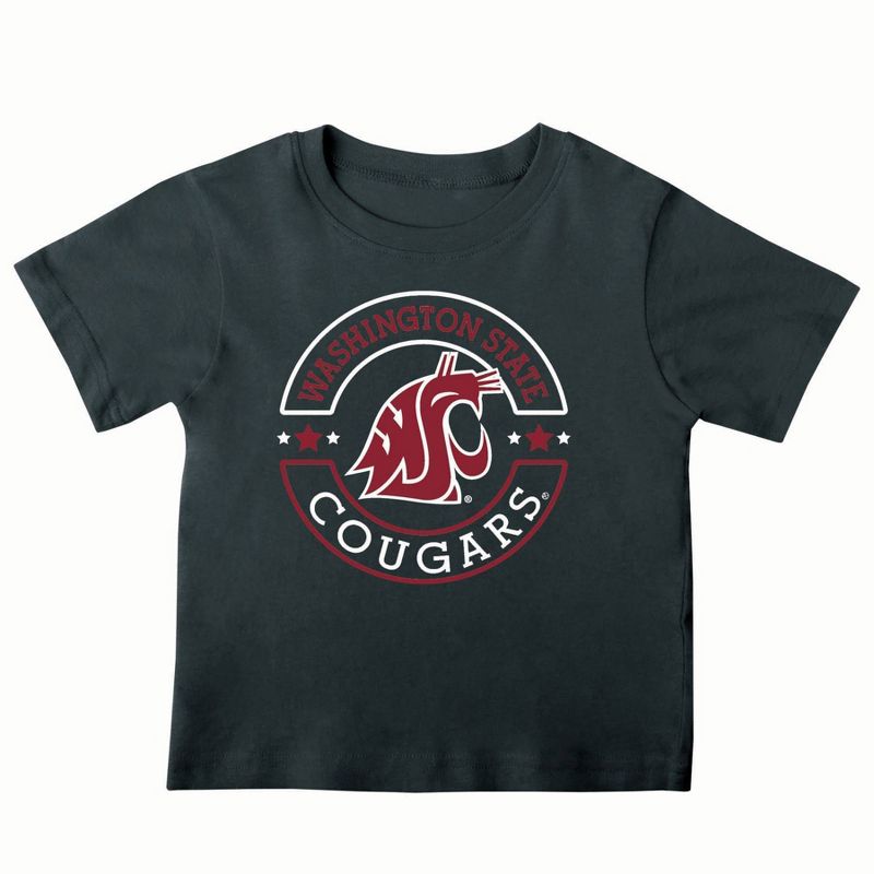 NCAA Washington State Cougars Toddler Boys&#39; 2pk T-Shirt, 3 of 4