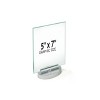 Azar Displays Two-Sided Revolving Acrylic Sign Holder Frame 5"W X 7"H - 4 of 4